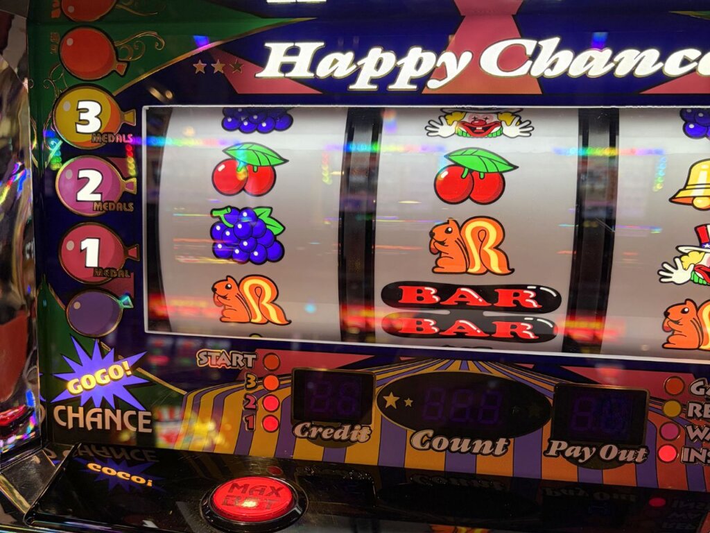 よそ見打ちでGOGOランプ点灯（チェリー重複）※ハッピージャグラーVⅢ