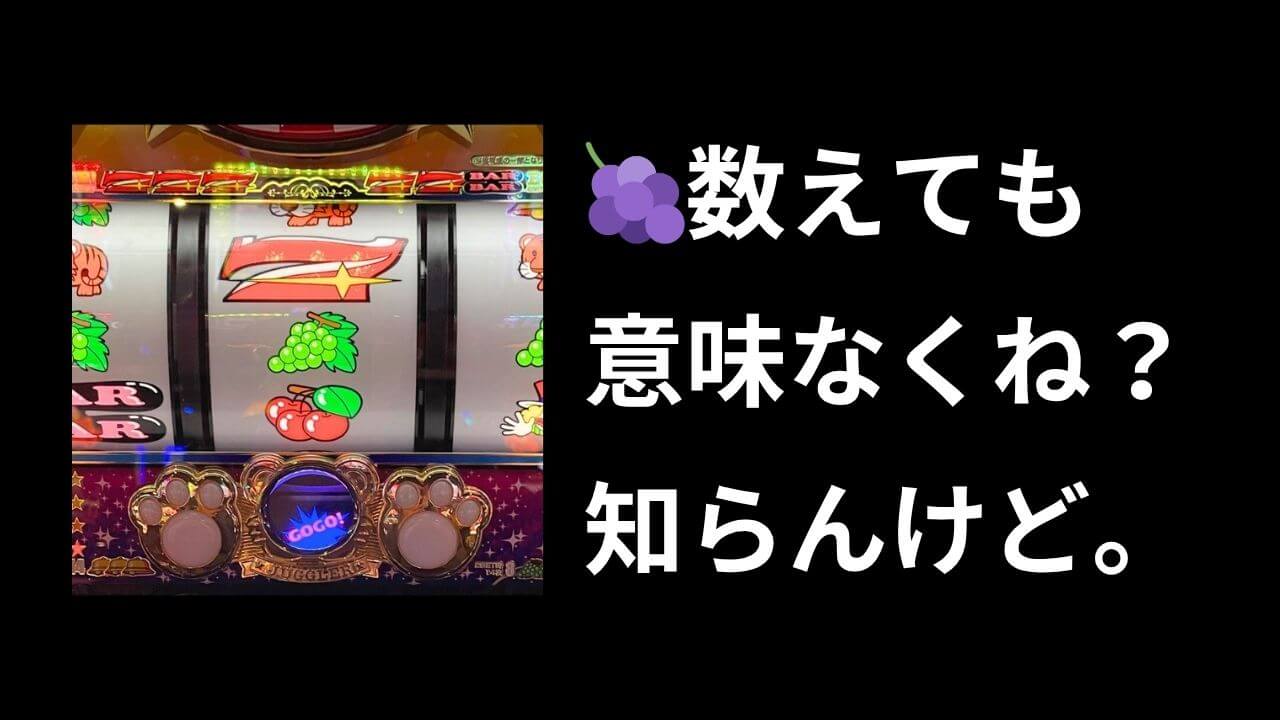 結局ジャグラーはブドウを数えるべきか？【答え】