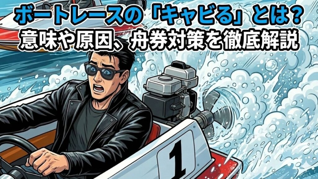 ボートレースの「キャビる」とは？意味や原因、舟券対策を徹底解説