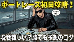 ボートレースの初日はなぜ難しい？的中率を上げる攻略法と予想のコツ