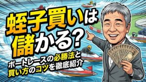 蛭子買いは儲かる？ボートレースの必勝法と買い方のコツを徹底紹介