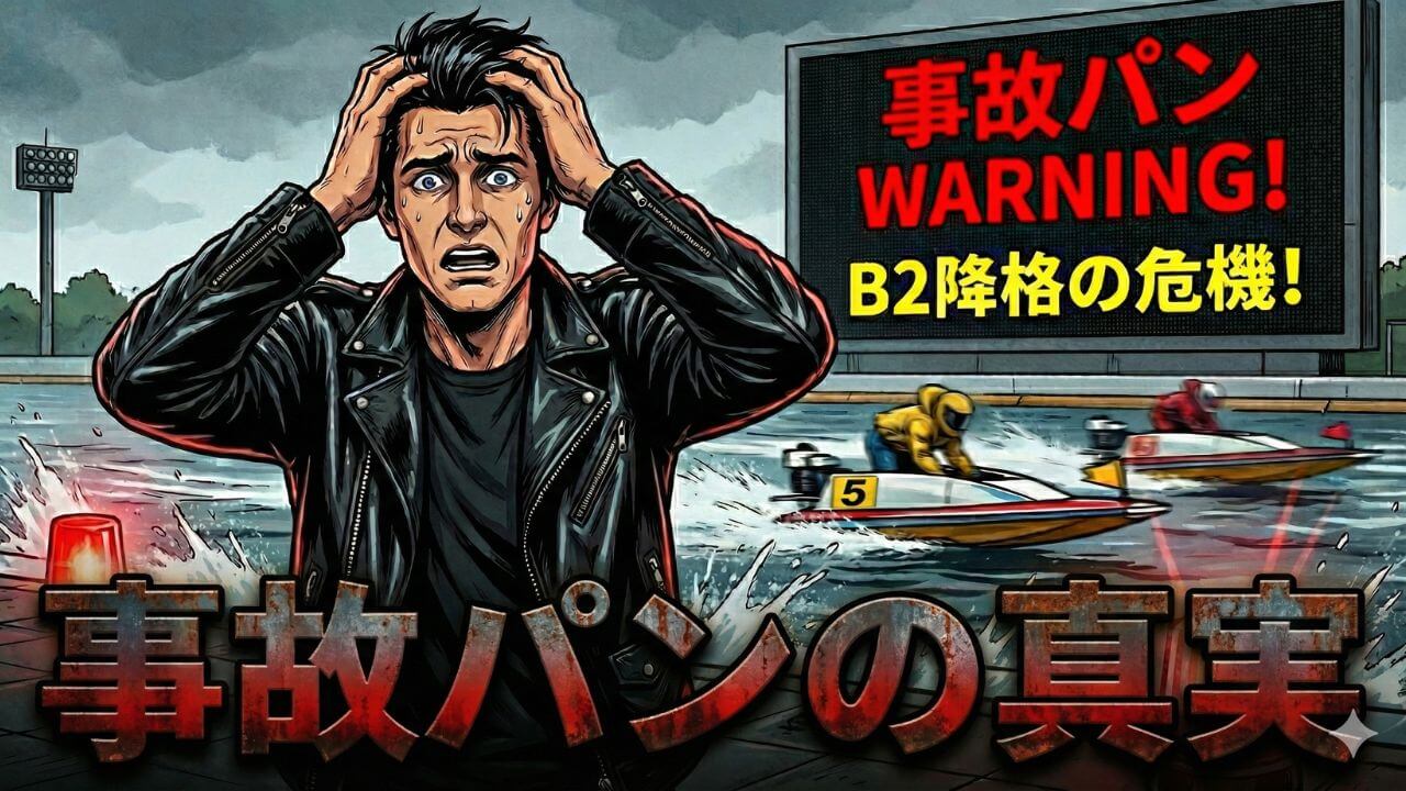 ボートレースの事故パンとは？意味や計算方法、予想への影響を解説