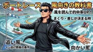 ボートレース風向きの見方を解説！追い風・向かい風のセオリーとは