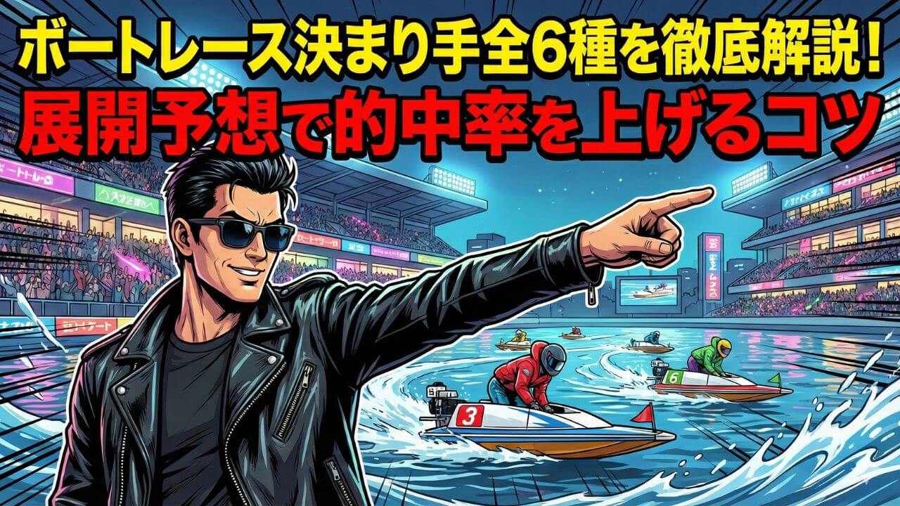 ボートレースの決まり手全6種を徹底解説！展開予想で的中率を上げるコツ