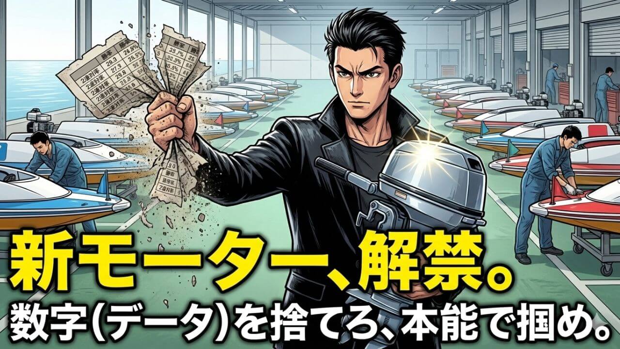 ボートレース新モーター攻略！データがない時期の「素性」の見抜き方