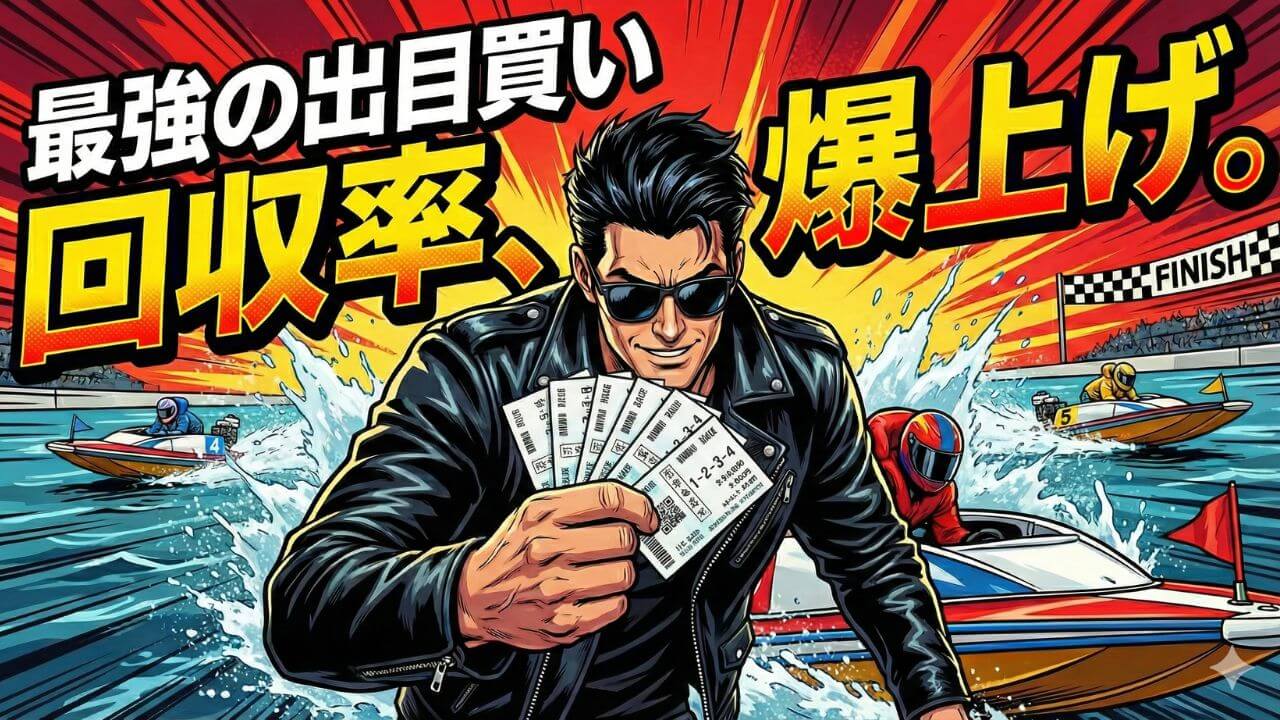 ボートレースは出目買いが最強説！回収率を跳ね上げる3つの黄金条件