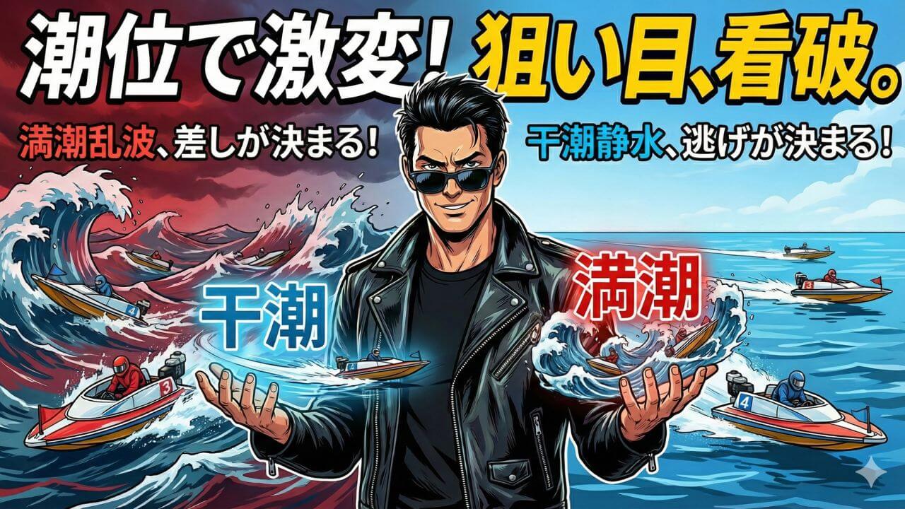 ボートレース満潮・干潮の攻略法！潮位で変わる「狙い目」を徹底解説
