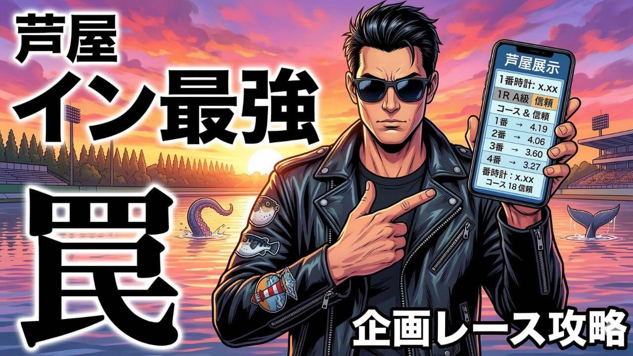 ボートレース芦屋の特徴は？水面特性から狙い目まで徹底解説
