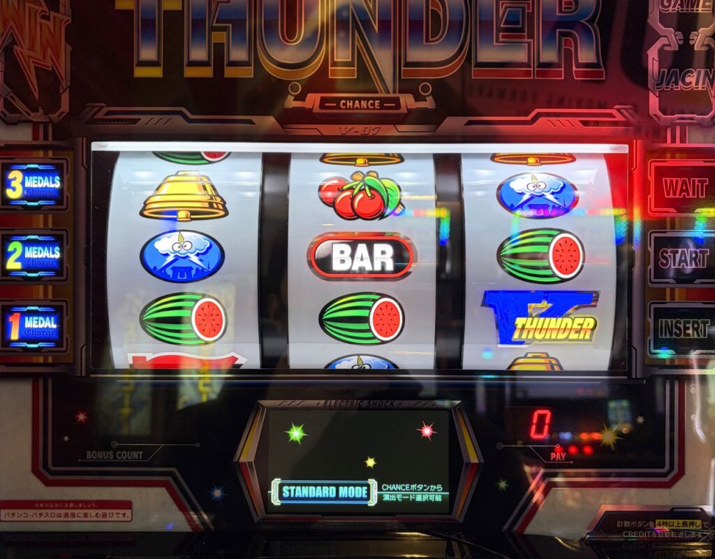 スマスロサンダーV リーチ目(スイカ外れ)